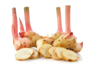 Fresh Ginger Thai root, vibrant and aromatic, ready to elevate your dishes with its exotic flavour profile.