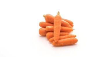 Fresh baby carrots